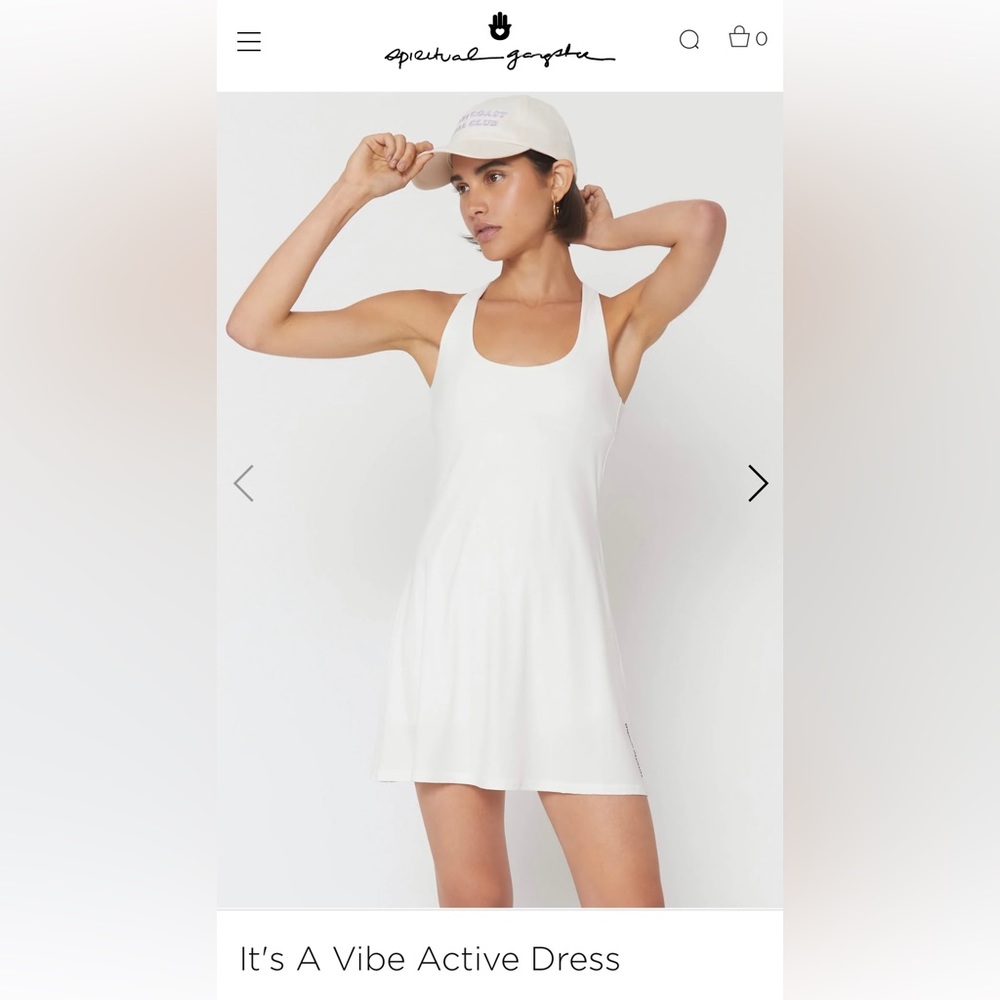 NWT It’s a Vibe Active Dress. Super cute. Shorts w/ pocket underneath - Picture 1 of 11